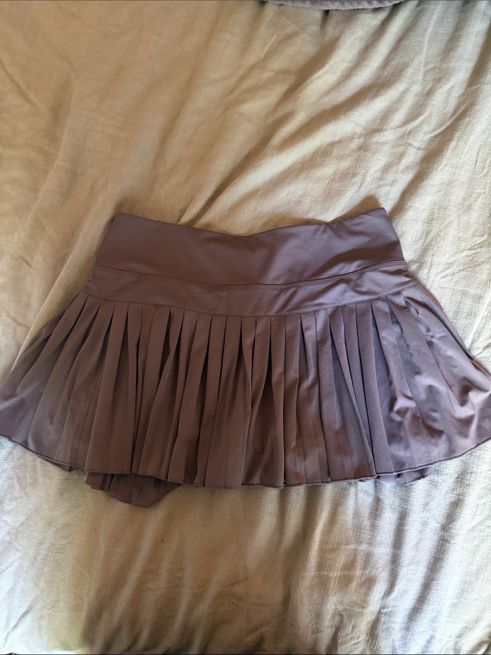 Goldhinge Grey Pleated Mini Skirt